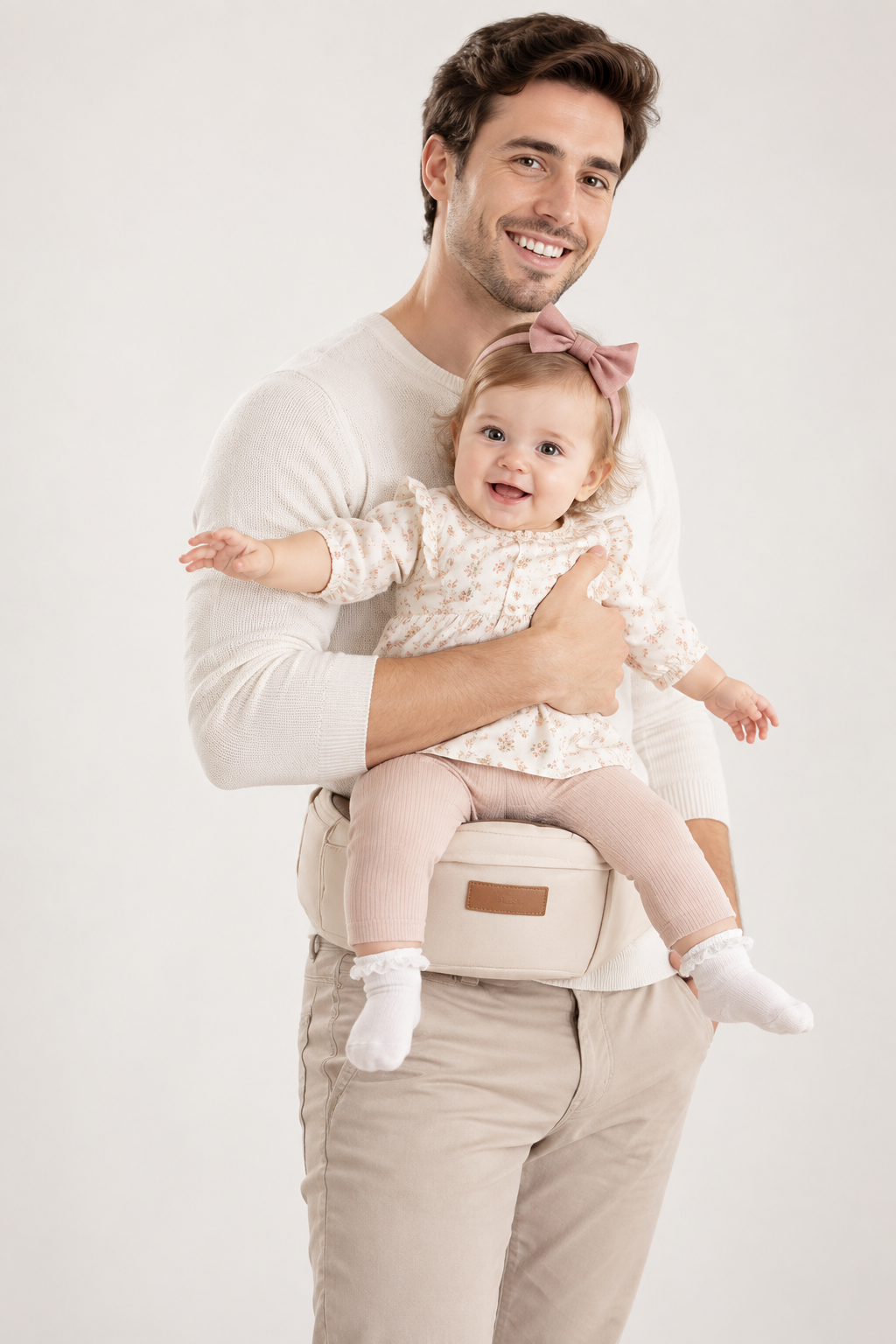 Ceinture porte-bébé à siège de hanche réglable