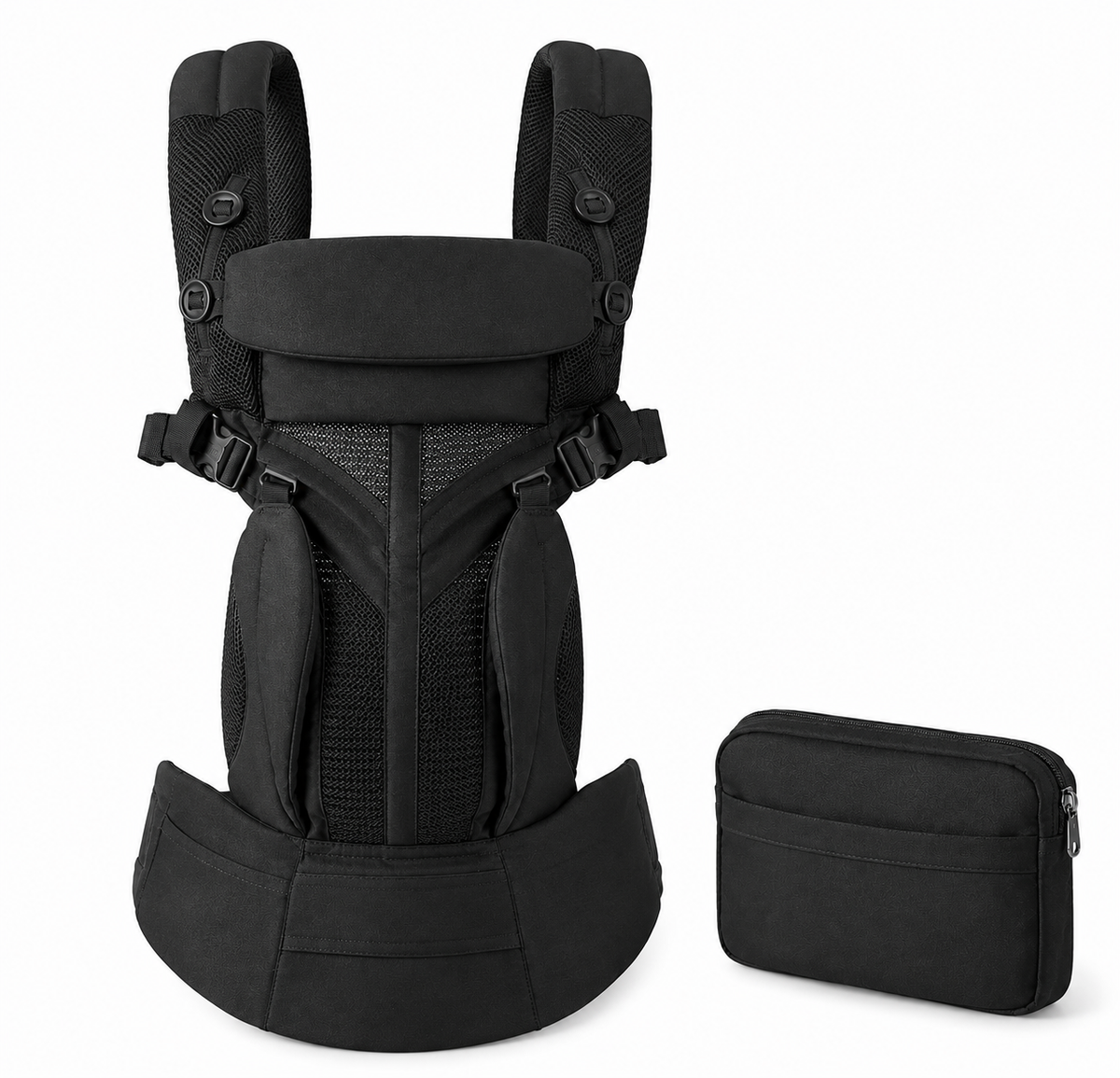Porte-bébé omni 360 en coton respirant évolutif