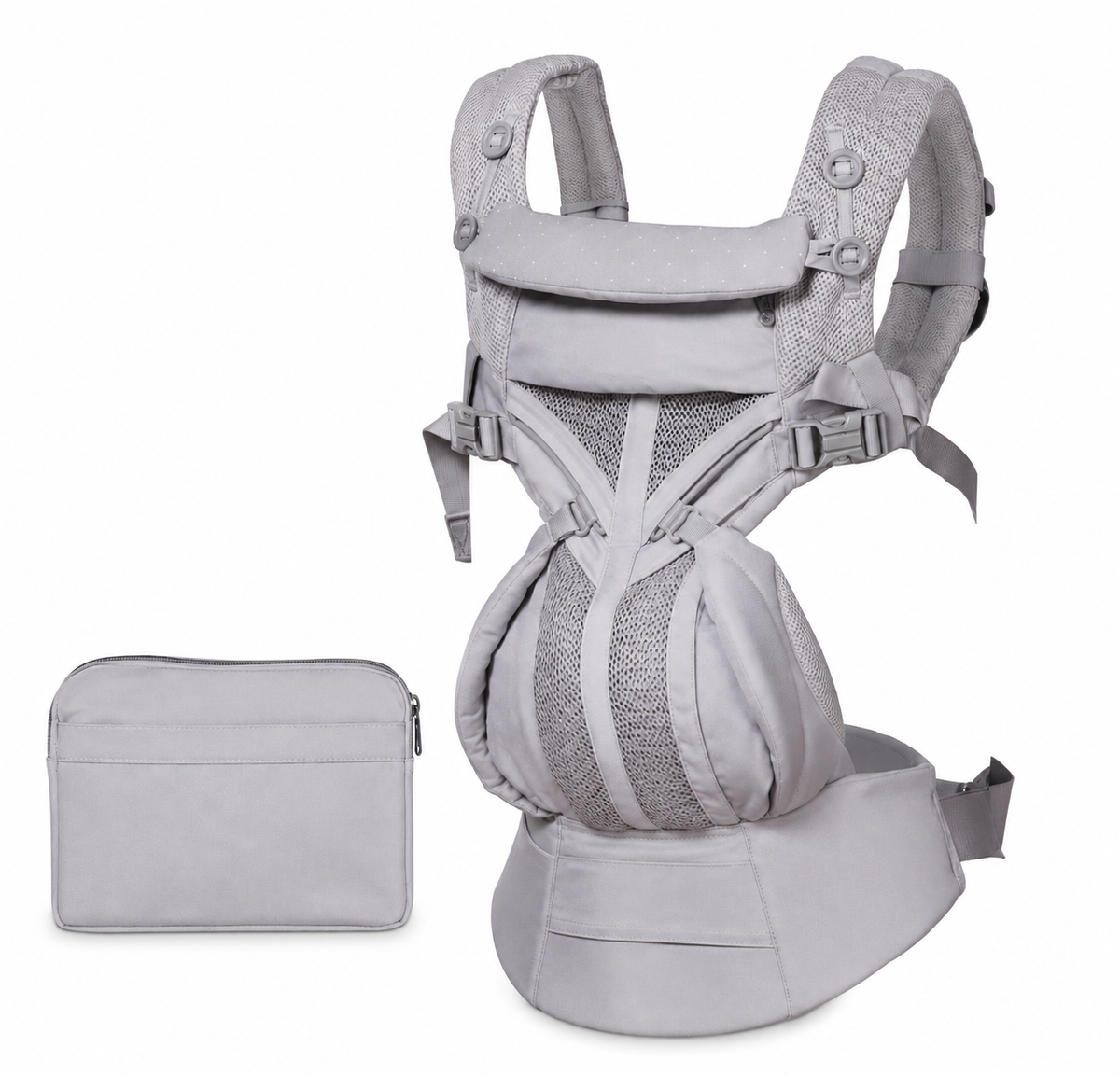 Porte-bébé omni 360 en coton respirant évolutif
