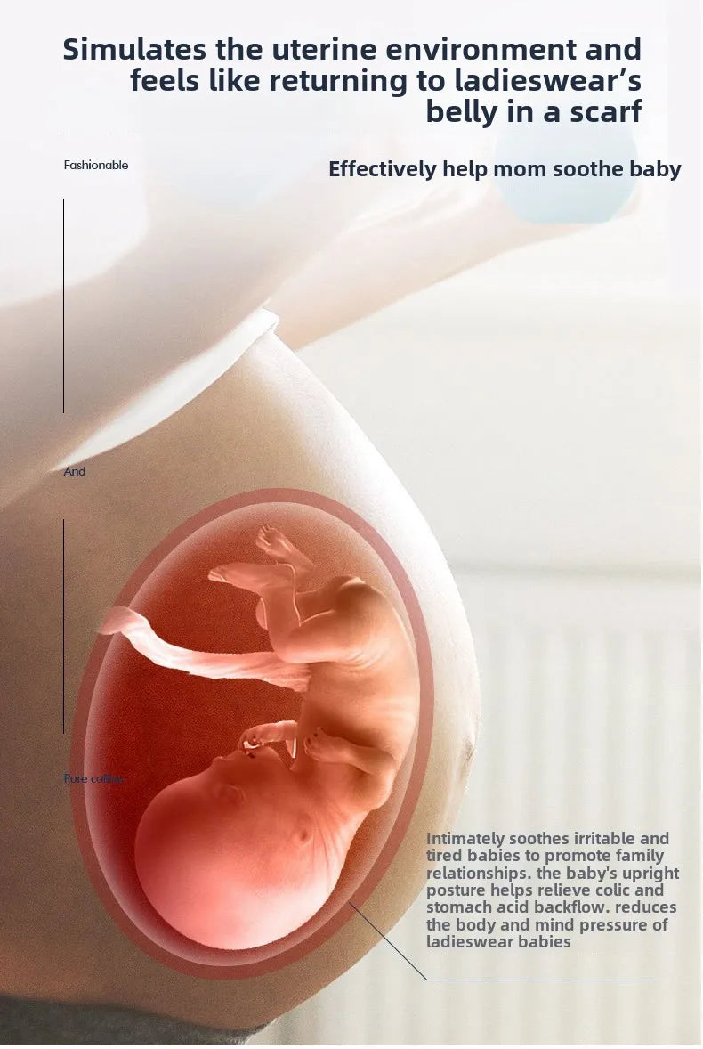 Porte-bébé à assise pliable forme X ergonomique