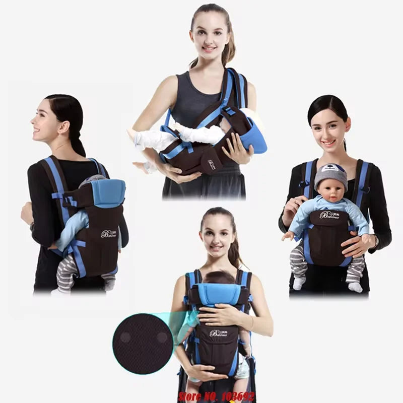 Porte-bébé évolutif 4-en-1 de naissance à 3 ans