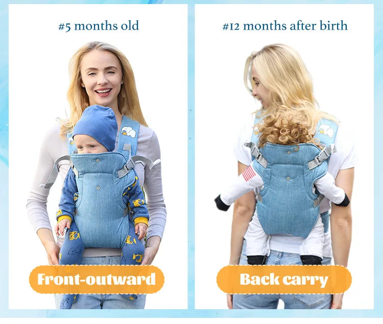 Porte-bébé bandoulière ergonomique et portable