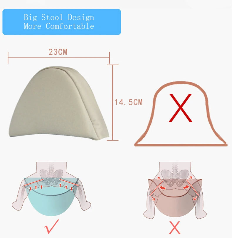 Ceinture porte-bébé à siège de hanche réglable
