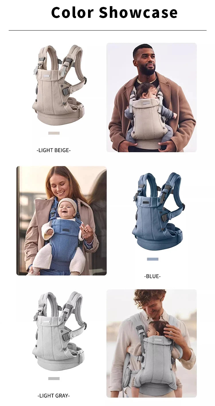 Porte-bébé ergonomique et physiologique 3-en-1