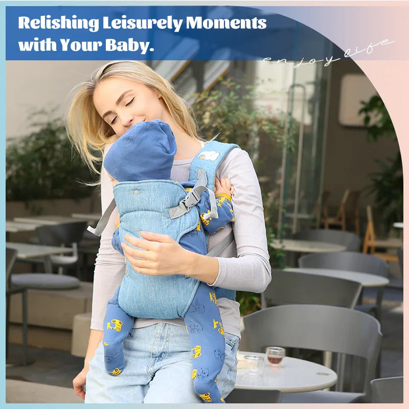Porte-bébé bandoulière ergonomique et portable