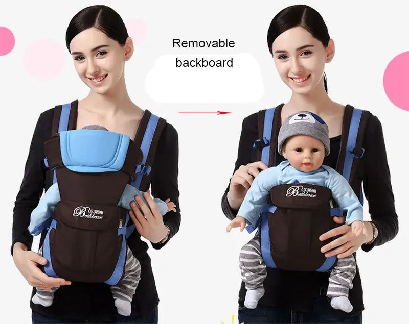 Porte-bébé évolutif 4-en-1 de naissance à 3 ans