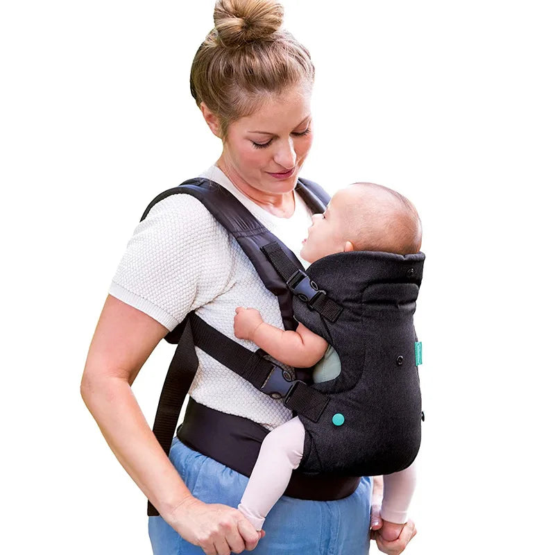 Porte-bébé multiposition sur le côté en mesh aéré
