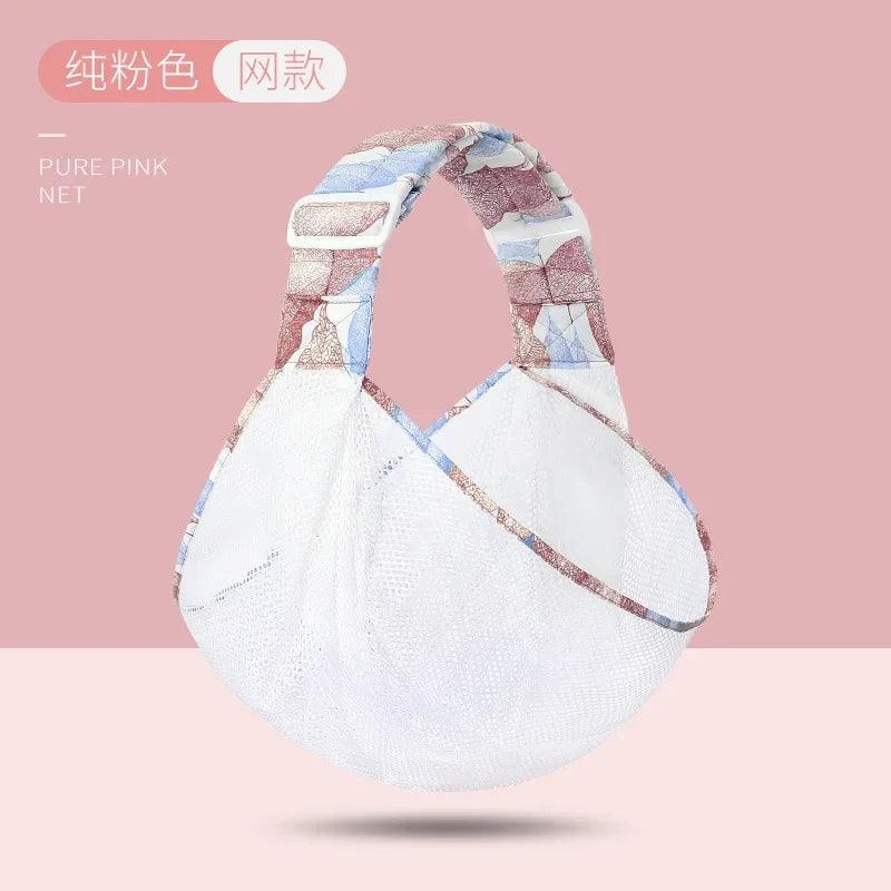 Sling porte-bébé ajustable en tissu ou mesh