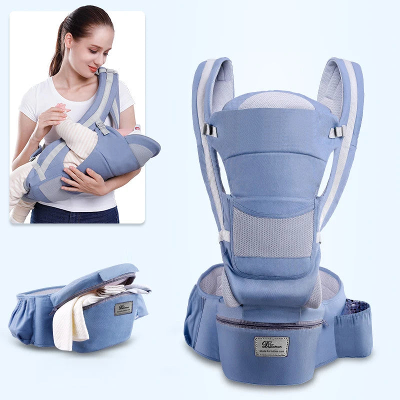 Porte-bébé à assise dès 3 mois face au monde