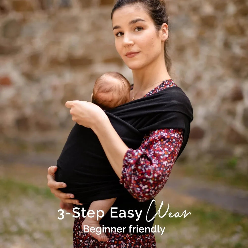 Porte-bébé facile à enfiler sans boucle