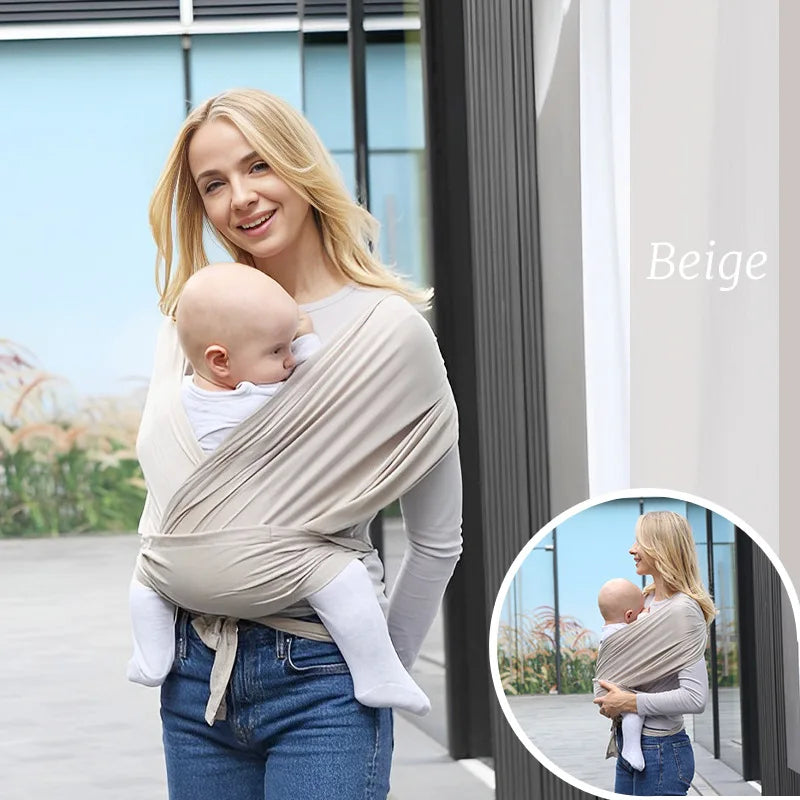 Porte-bébé sans nœud en coton doux 0-36 mois