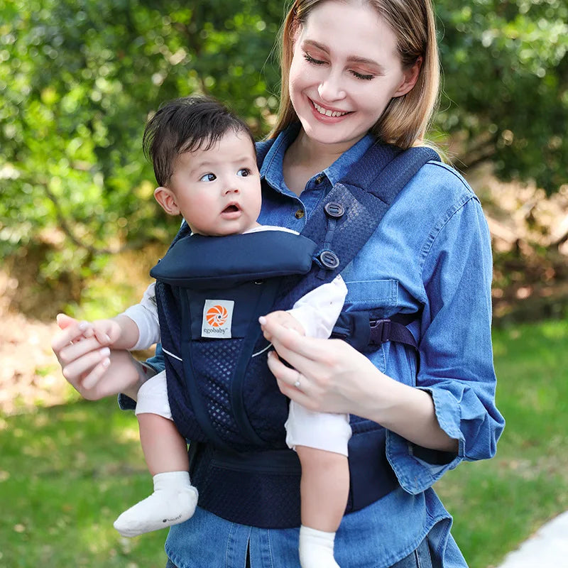Porte-bébé à siège de hanche ergonomique ventral