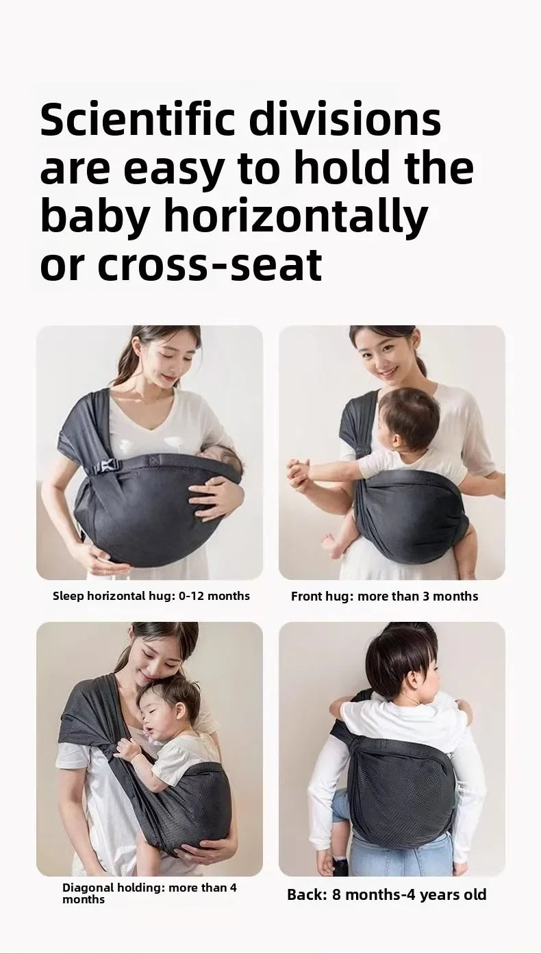 Porte-bébé à enfiler portable pour nouveau-né