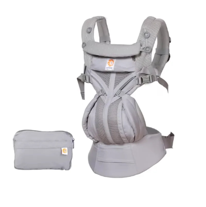 Porte-bébé omni 360 en coton respirant évolutif