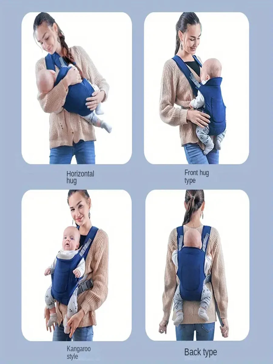 Porte-bébé 4 positions toutes saisons ventre/dos