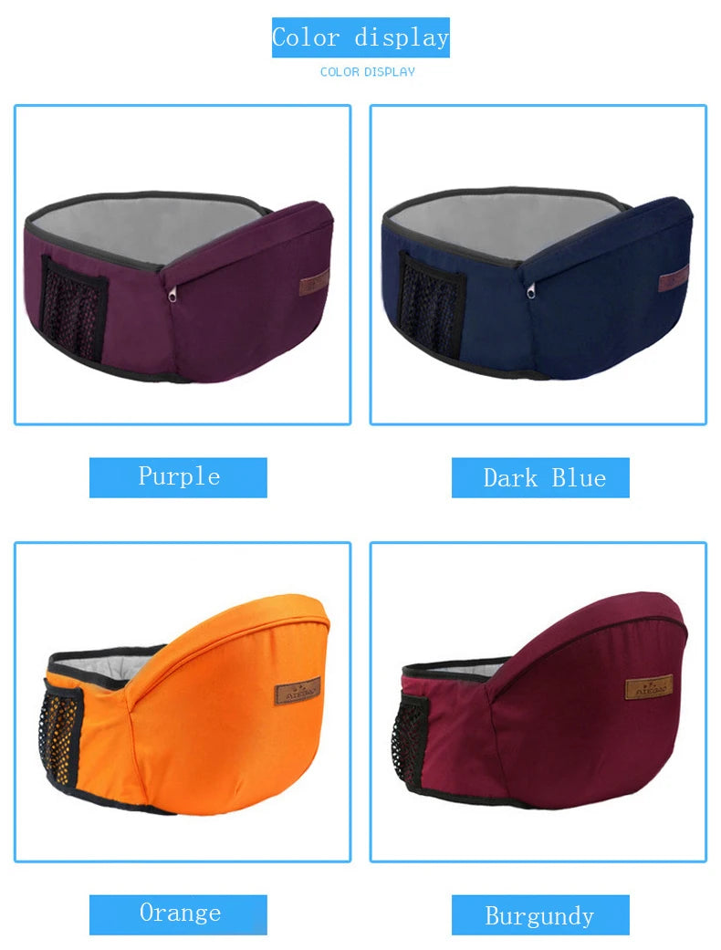Ceinture porte-bébé à siège de hanche réglable