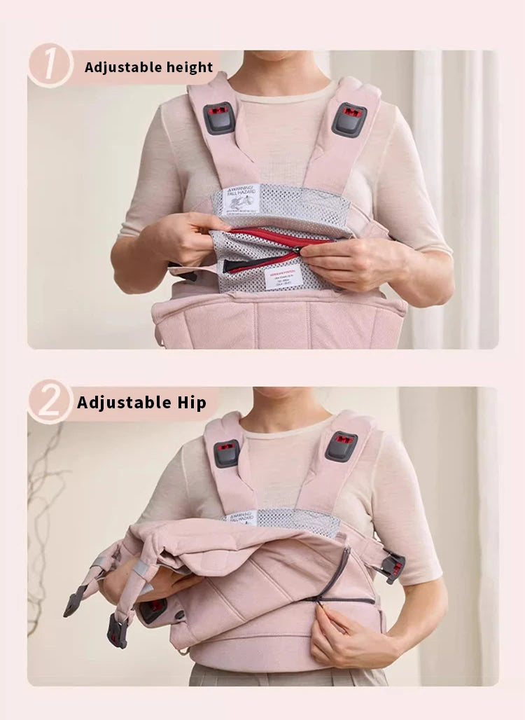 Porte-bébé ergonomique et physiologique 3-en-1