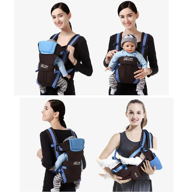 Porte-bébé évolutif 4-en-1 de naissance à 3 ans
