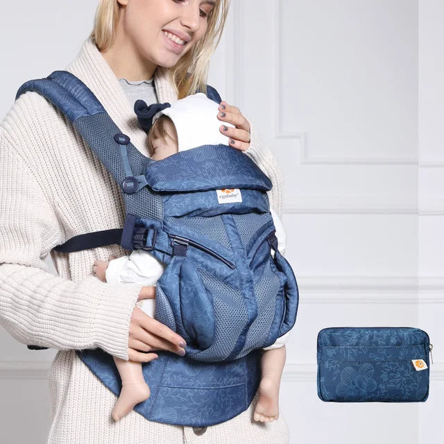 Porte-bébé ergo 360 en mesh respirant d'été