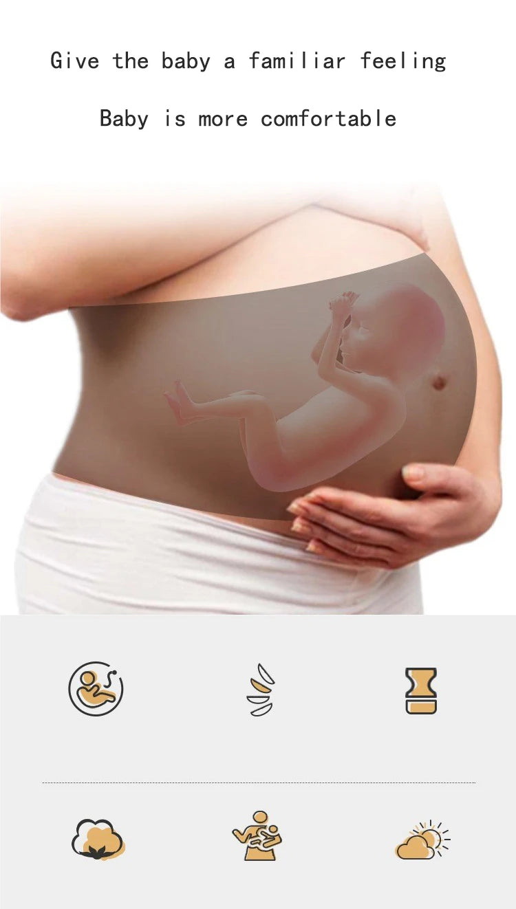 Porte-bébé de face à anneaux en mesh aéré
