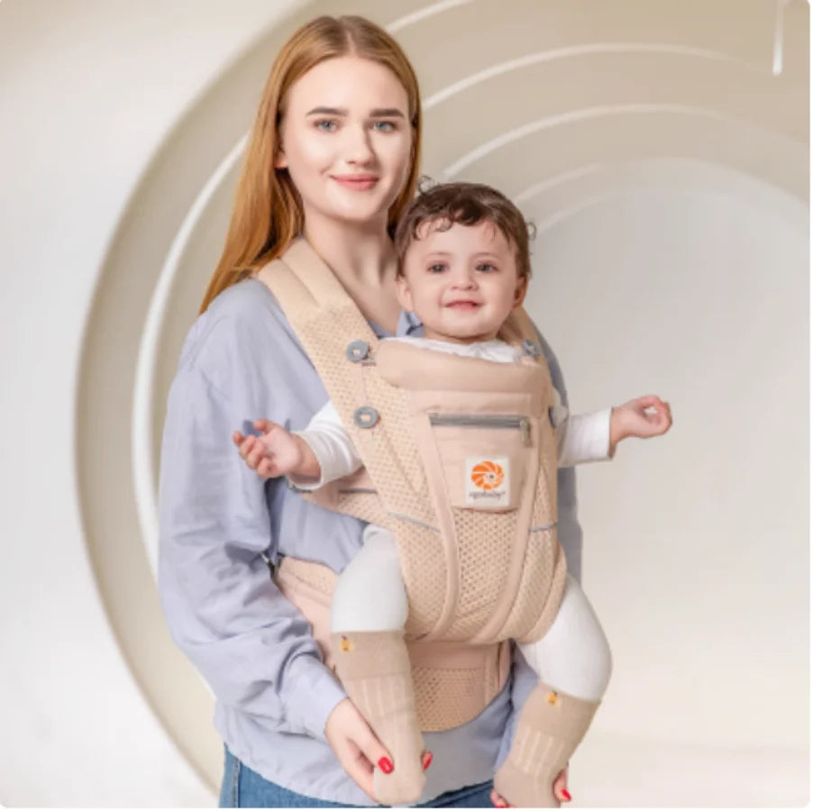 Porte-bébé à siège de hanche ergonomique ventral