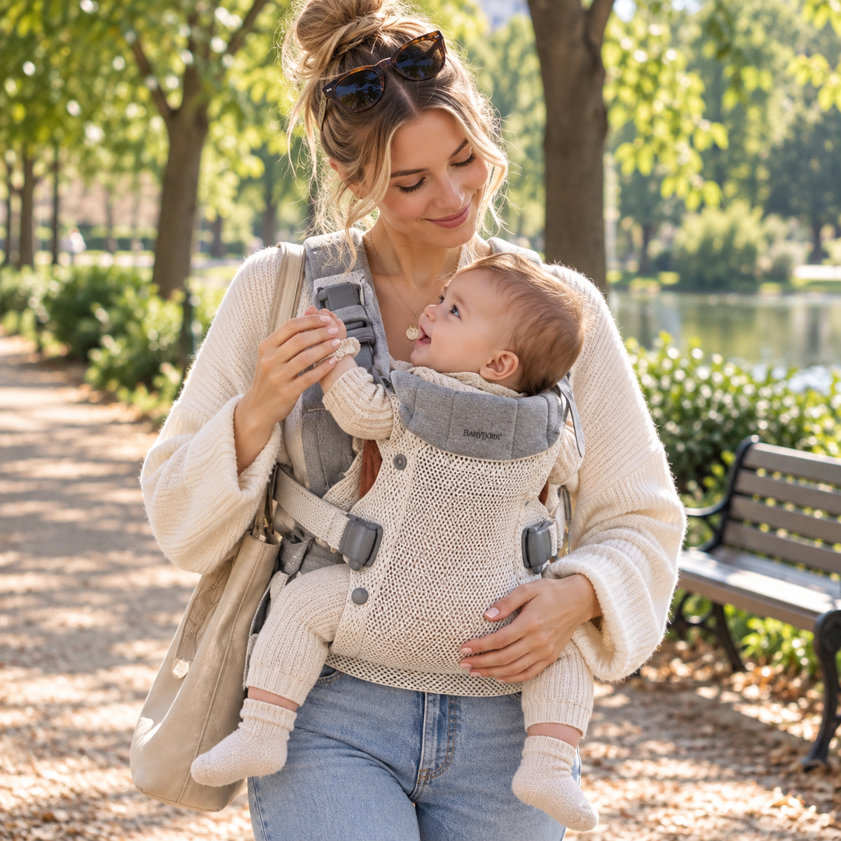 Porte-bébé 360 évolutif 3-en-1 face au monde