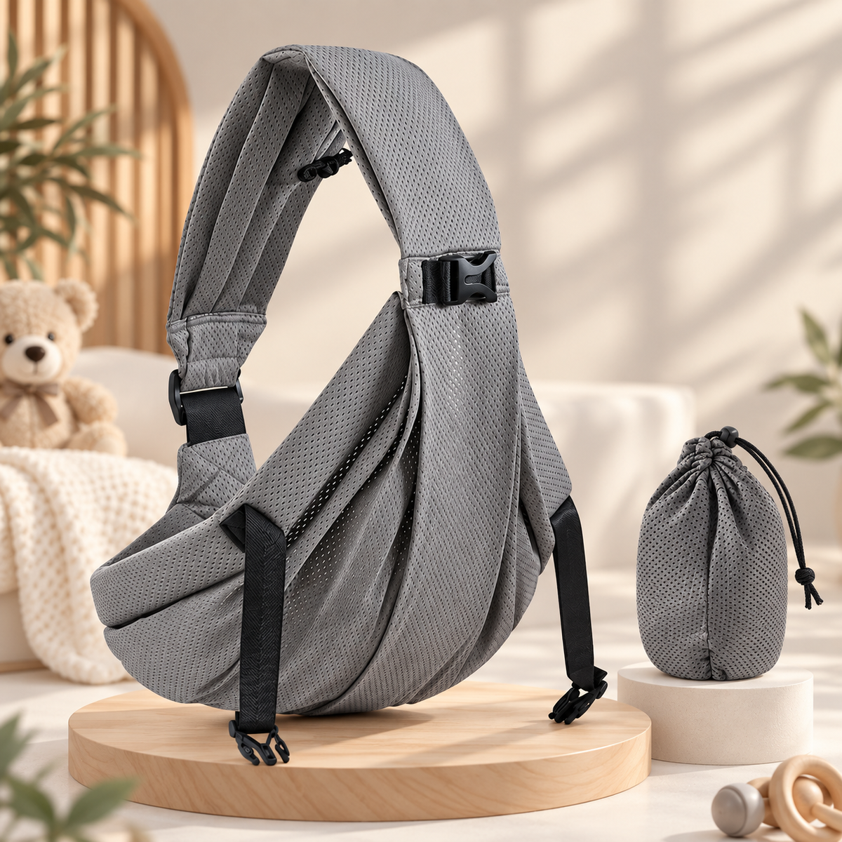 Porte-bébé à enfiler portable pour nouveau-né