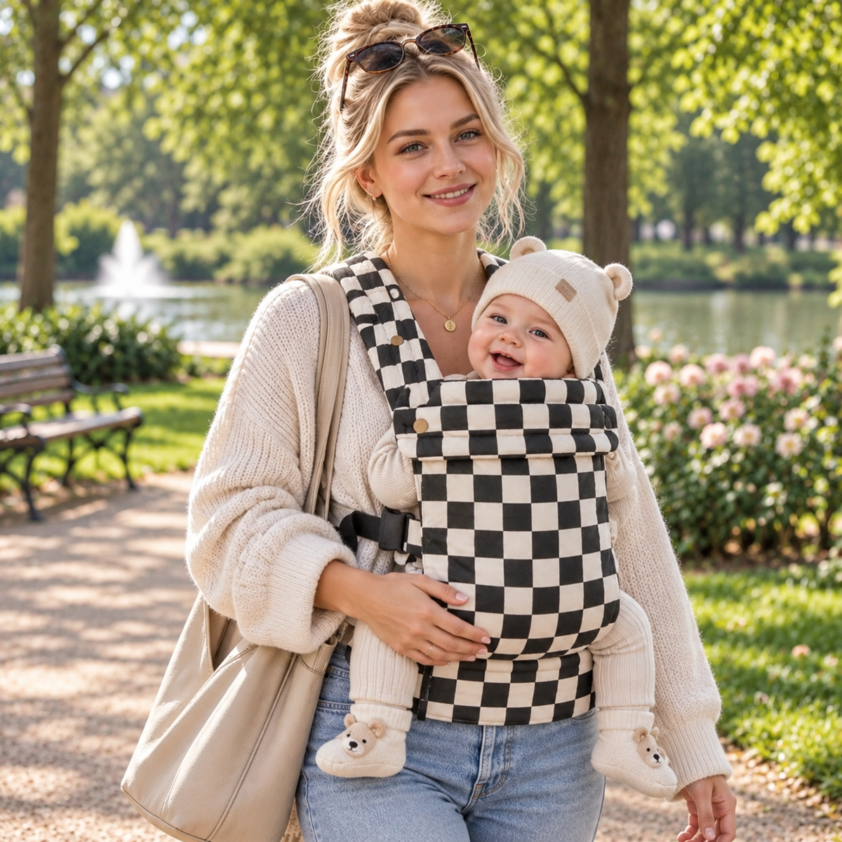 Porte-bébé à siège 3-36 mois avec sac de voyage