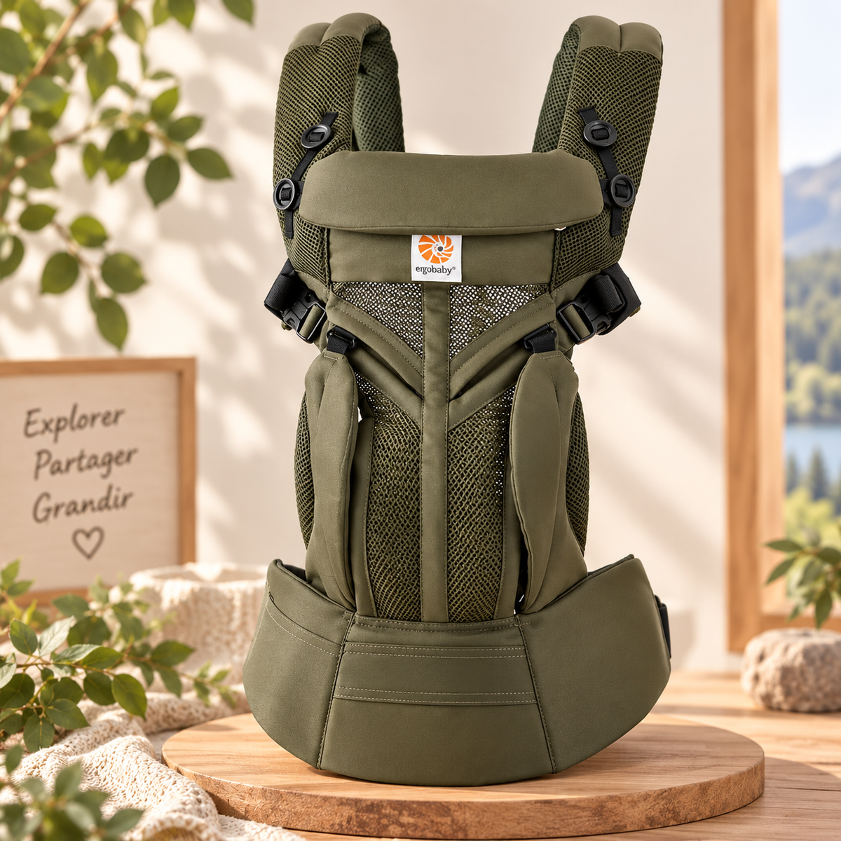 Porte-bébé confort ergonomique
