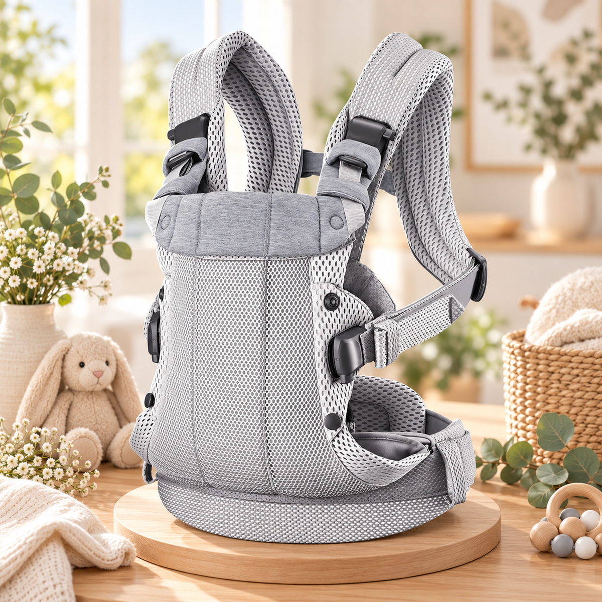 Porte-bébé ergonomique et physiologique 3-en-1