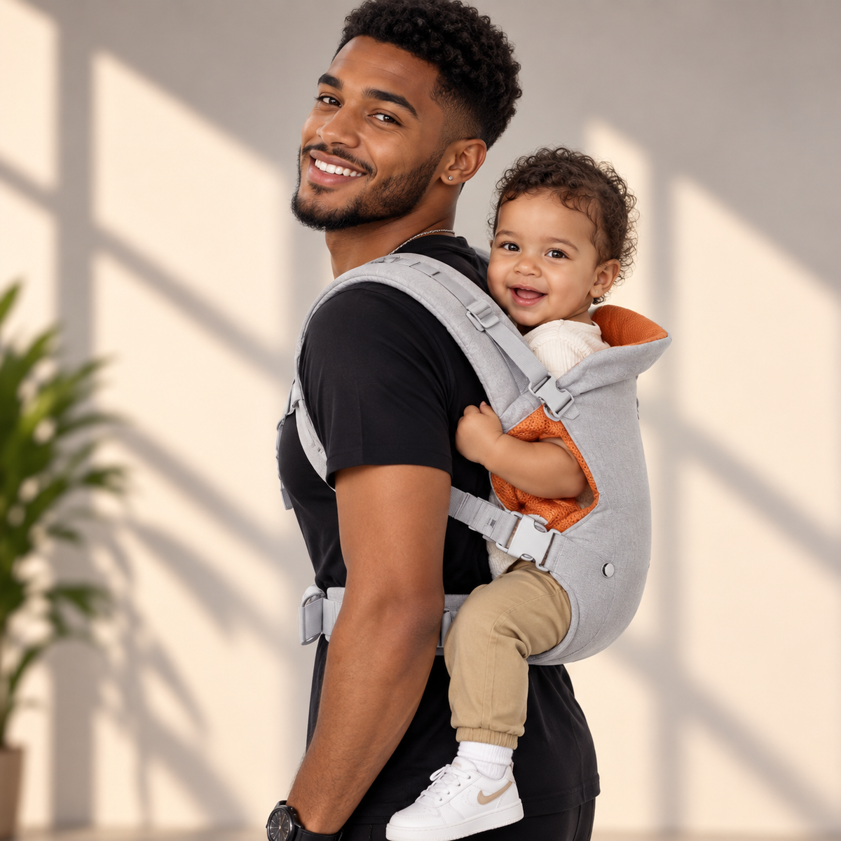 Porte-bébé évolutif 4-en-1 extensible dès 1 an