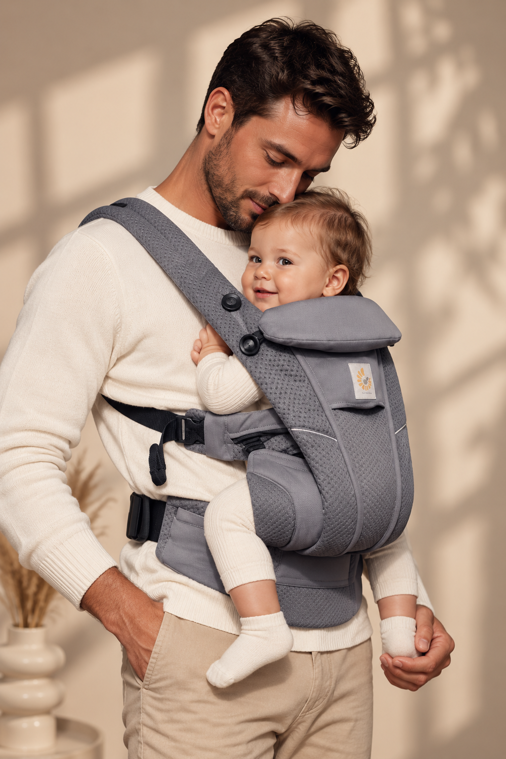 Porte-bébé confort ergonomique