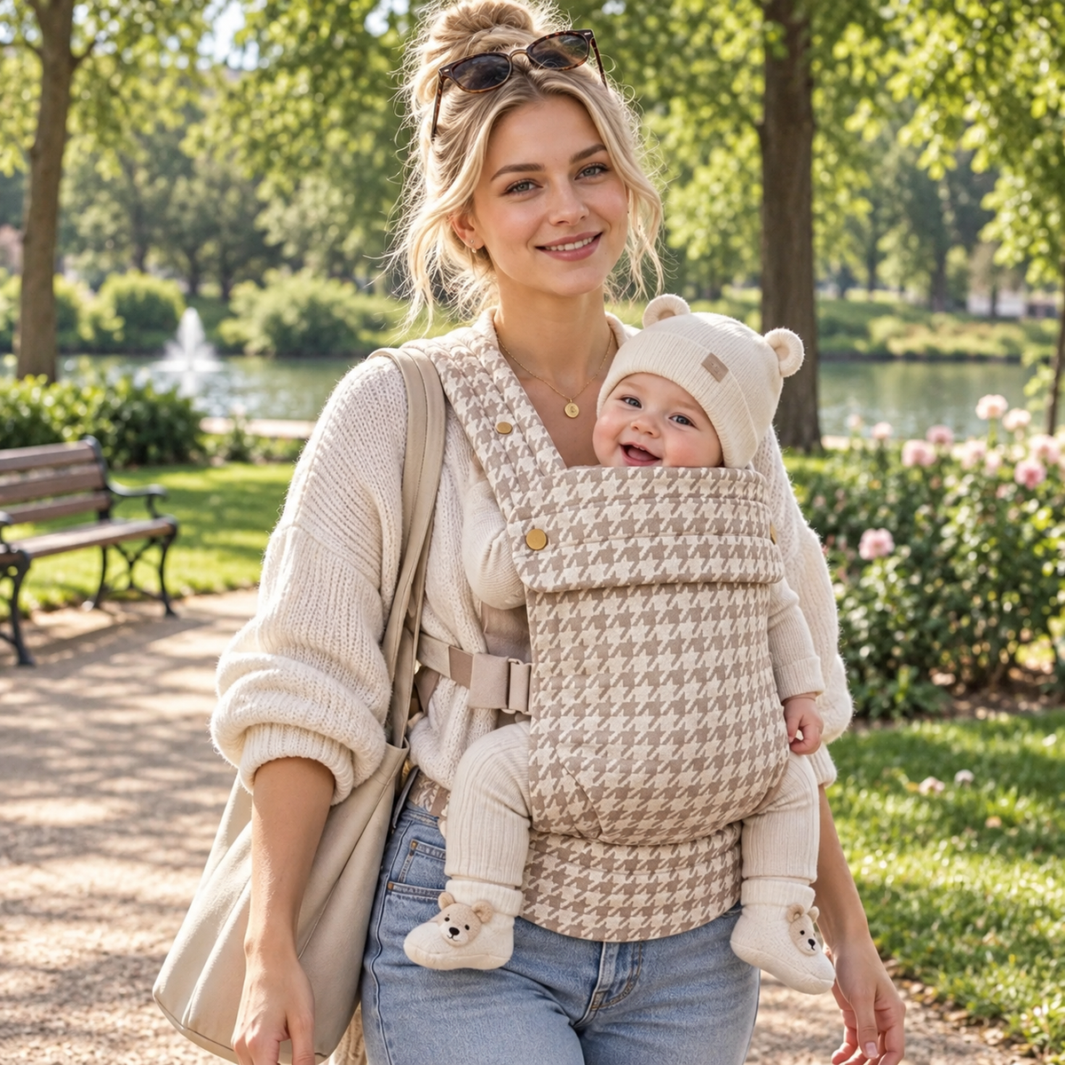 Porte-bébé à porter sur le ventre