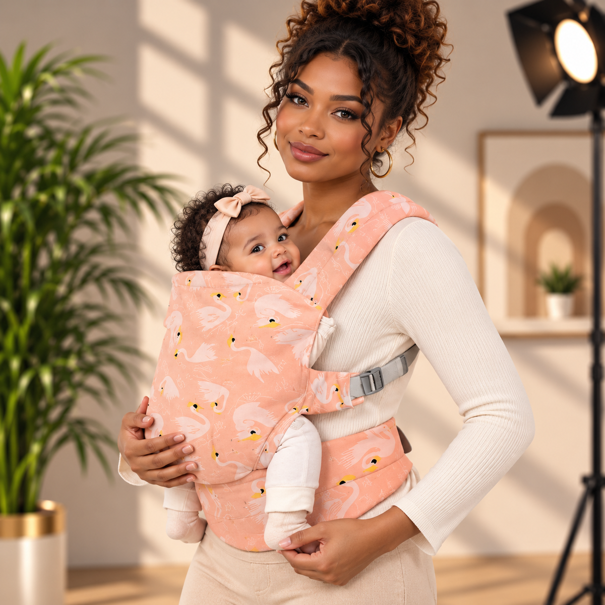 Porte-bébé 4-en-1 ventral et dorsal 4 saisons