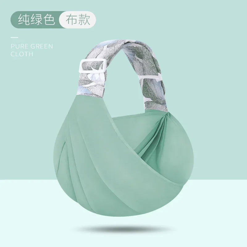 Sling porte-bébé ajustable en tissu ou mesh