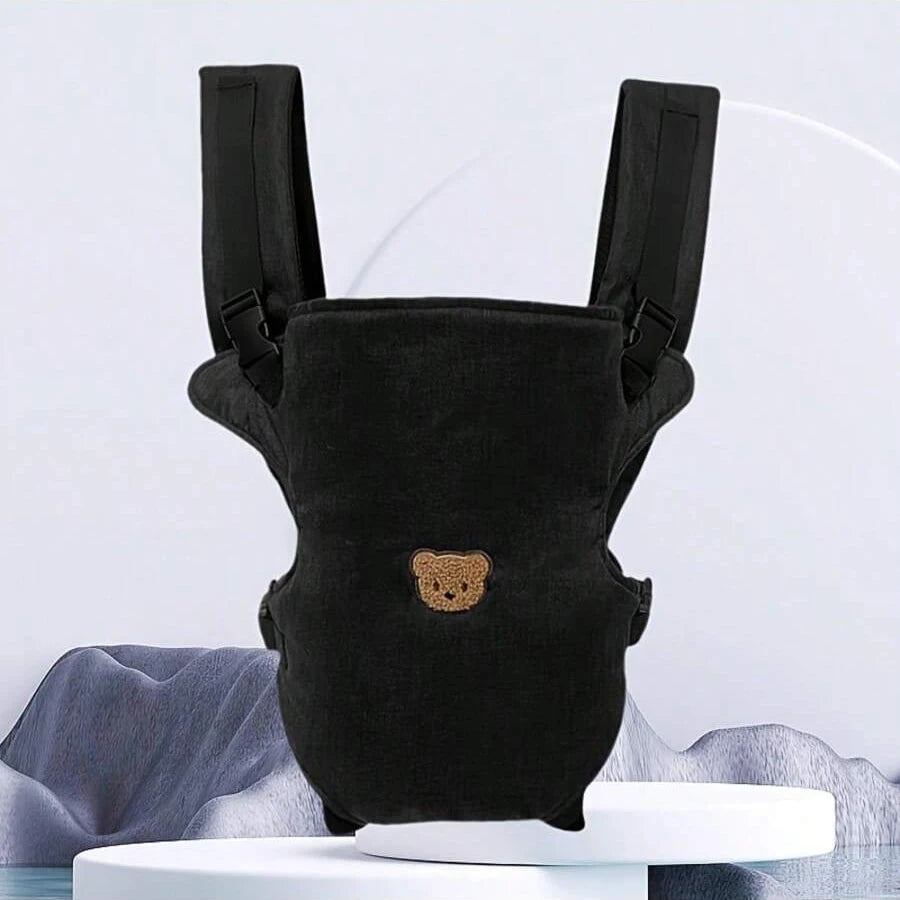 Porte-bébé ventral et dorsal 4-en-1 motif ours