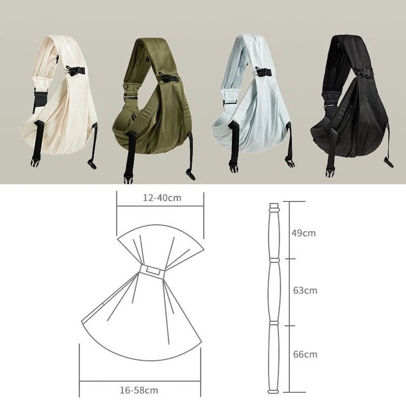 Porte-bébé à enfiler portable pour nouveau-né