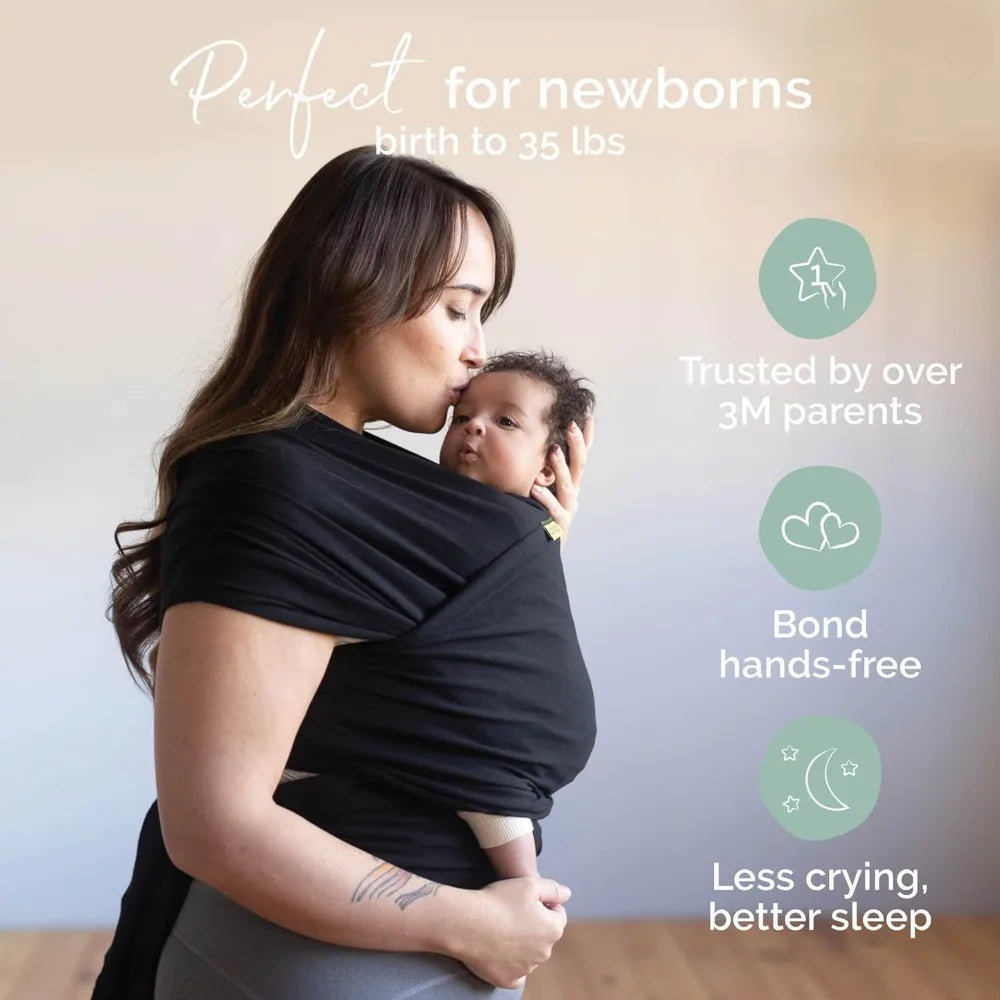 Porte-bébé facile à enfiler sans boucle