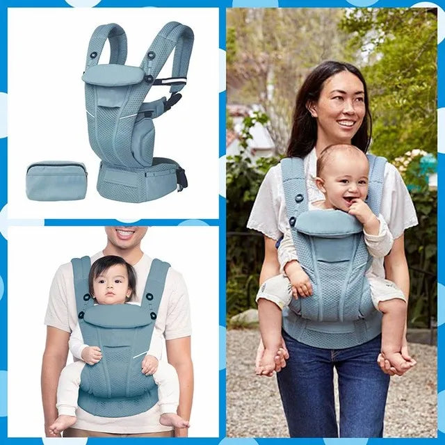 Porte-bébé ergo 360 en mesh respirant d'été