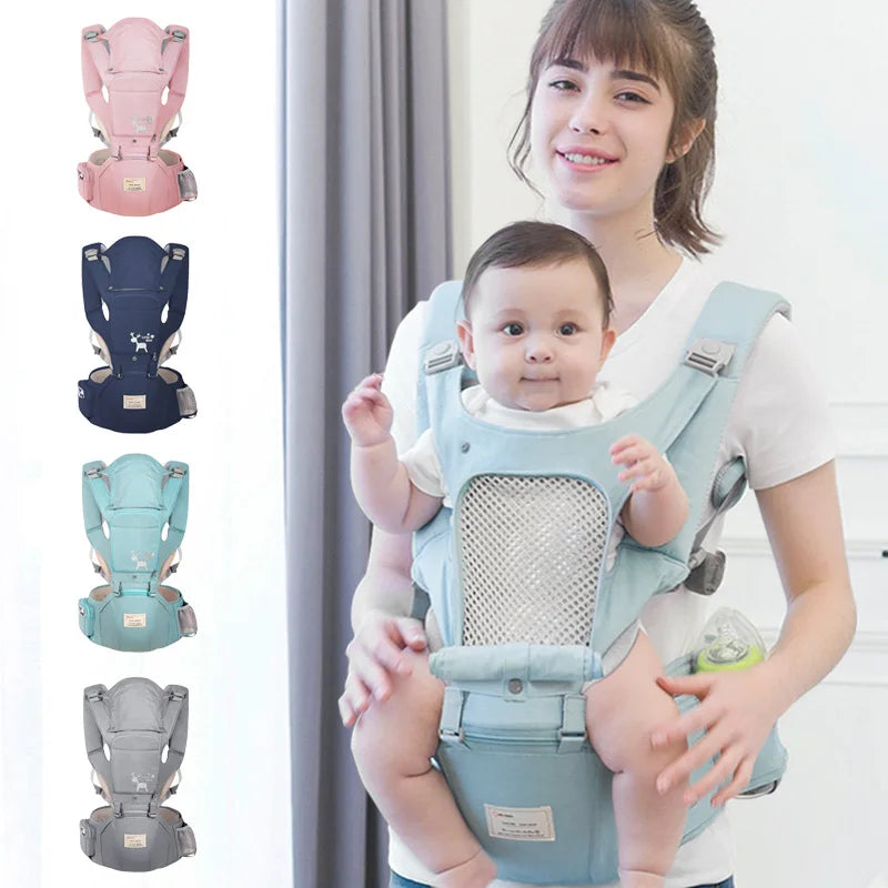 Porte-bébé 0-36 mois à assise gain d'effort