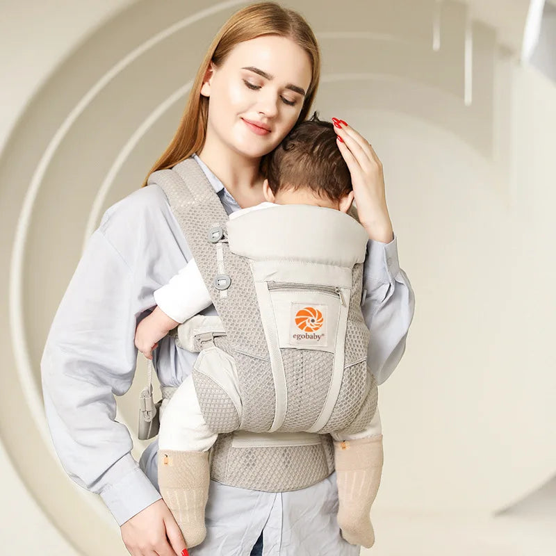 Porte-bébé à siège de hanche ergonomique ventral