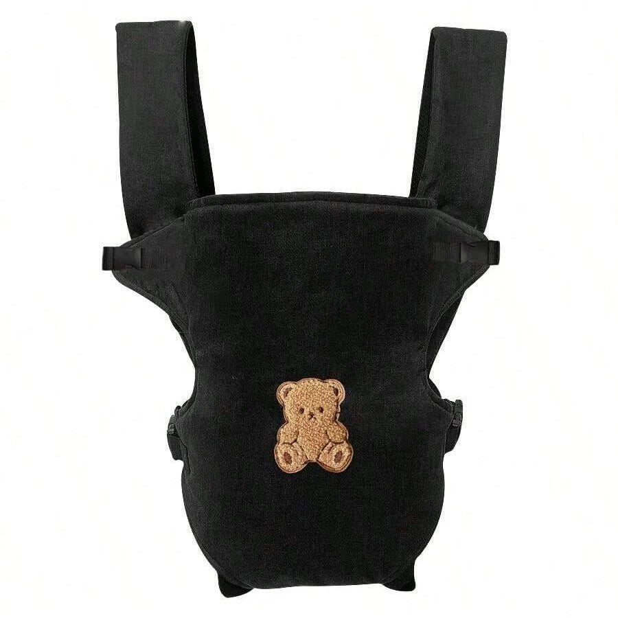 Porte-bébé ventral et dorsal 4-en-1 motif ours