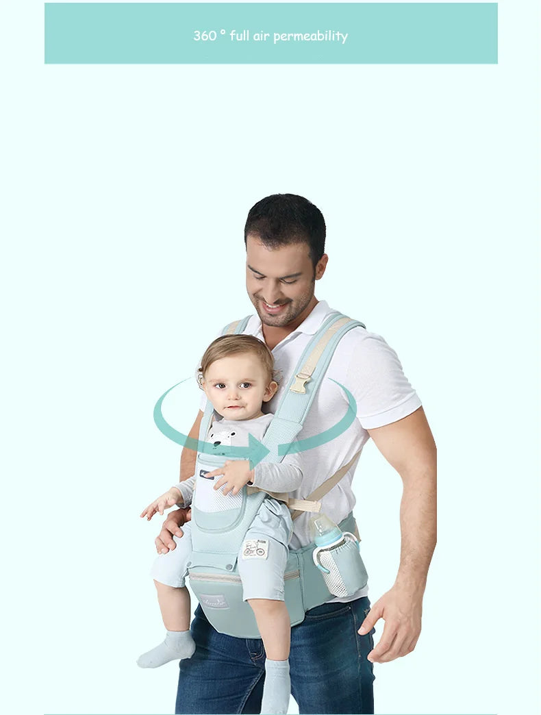 Porte-bébé ceinture tabouret multifonction