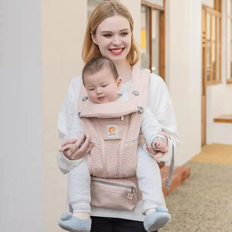 Porte-bébé à siège de hanche ergonomique ventral