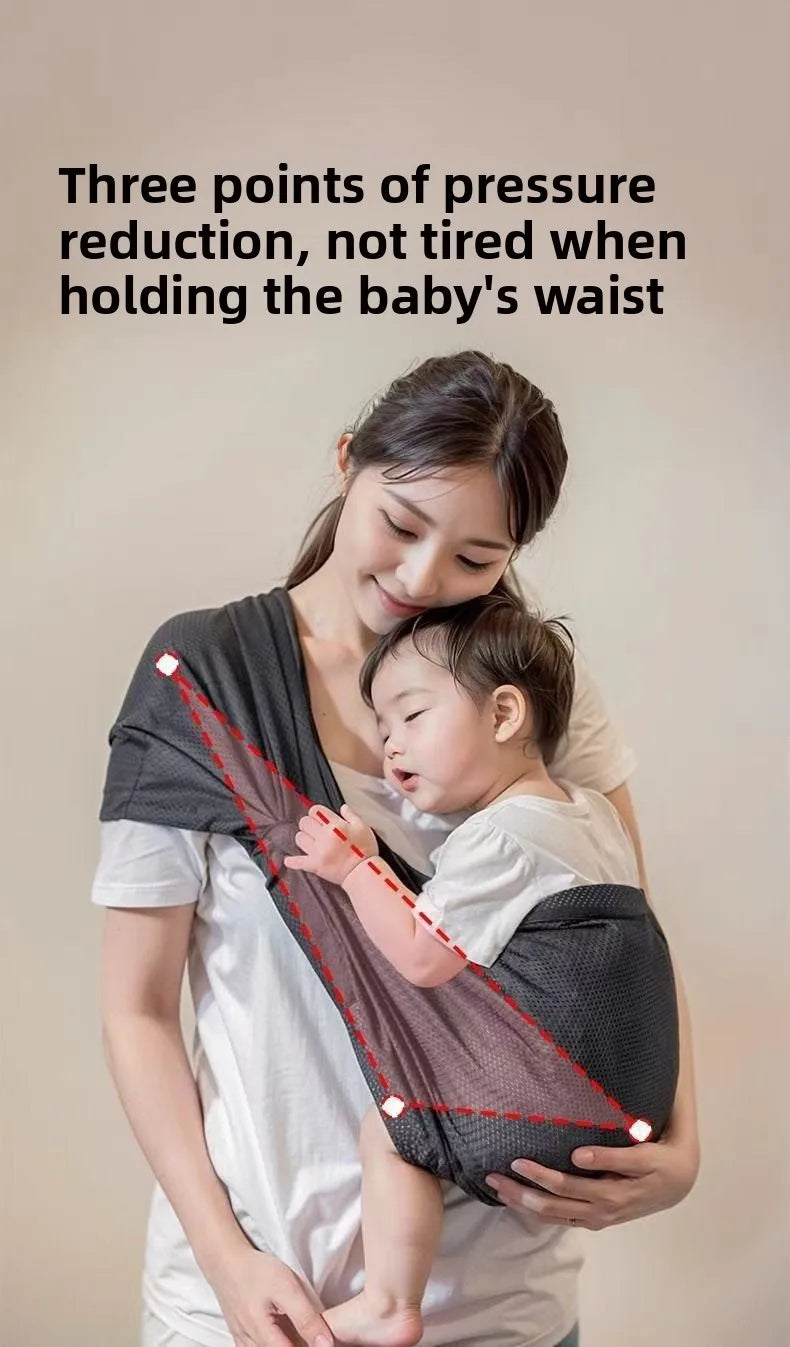 Porte-bébé à enfiler portable pour nouveau-né