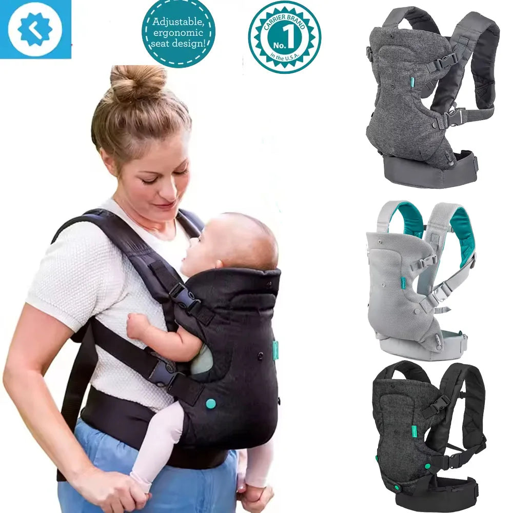 Porte-bébé évolutif 4-en-1 extensible porté en ventral