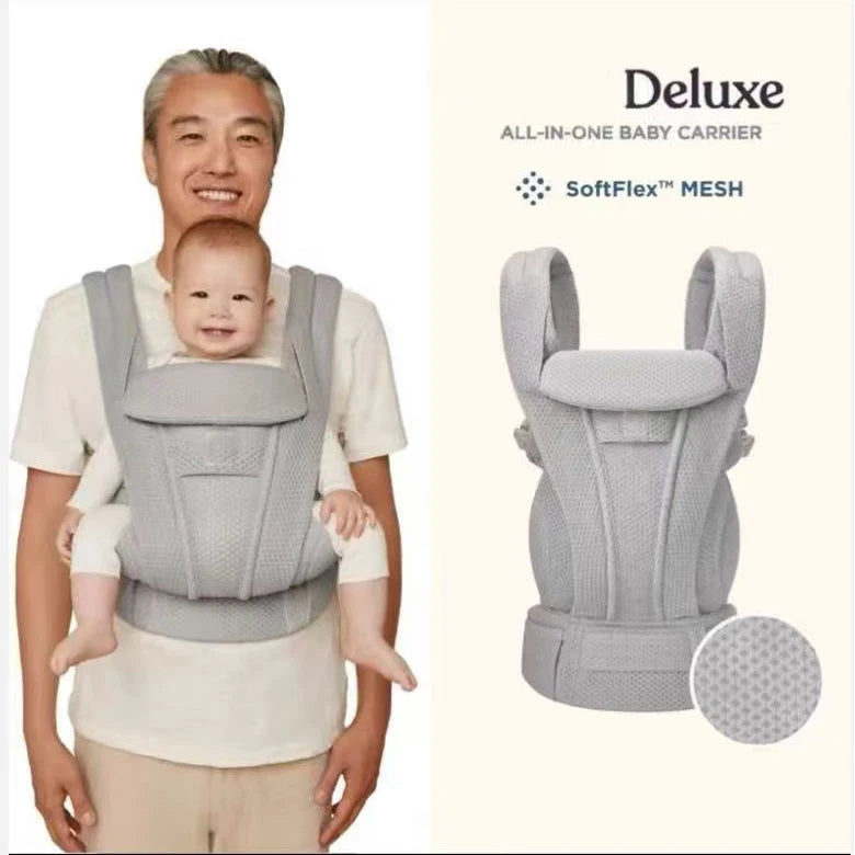 Porte-bébé léger d'été évolutif multiposition