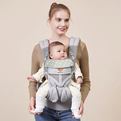 Porte-bébé ergo 360 en mesh respirant d'été
