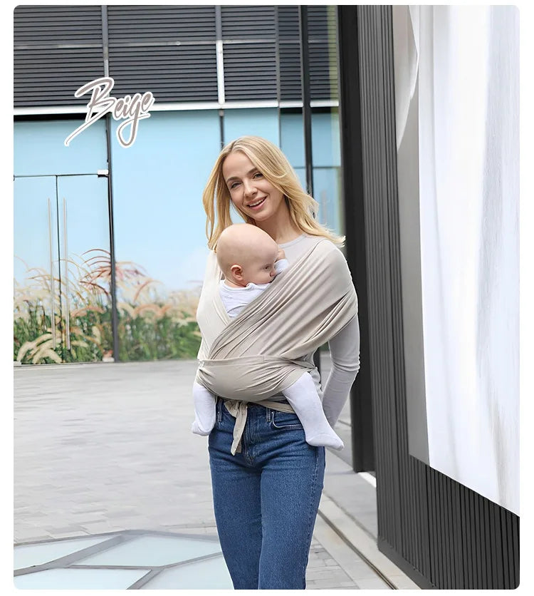 Porte-bébé sans nœud en coton doux 0-36 mois