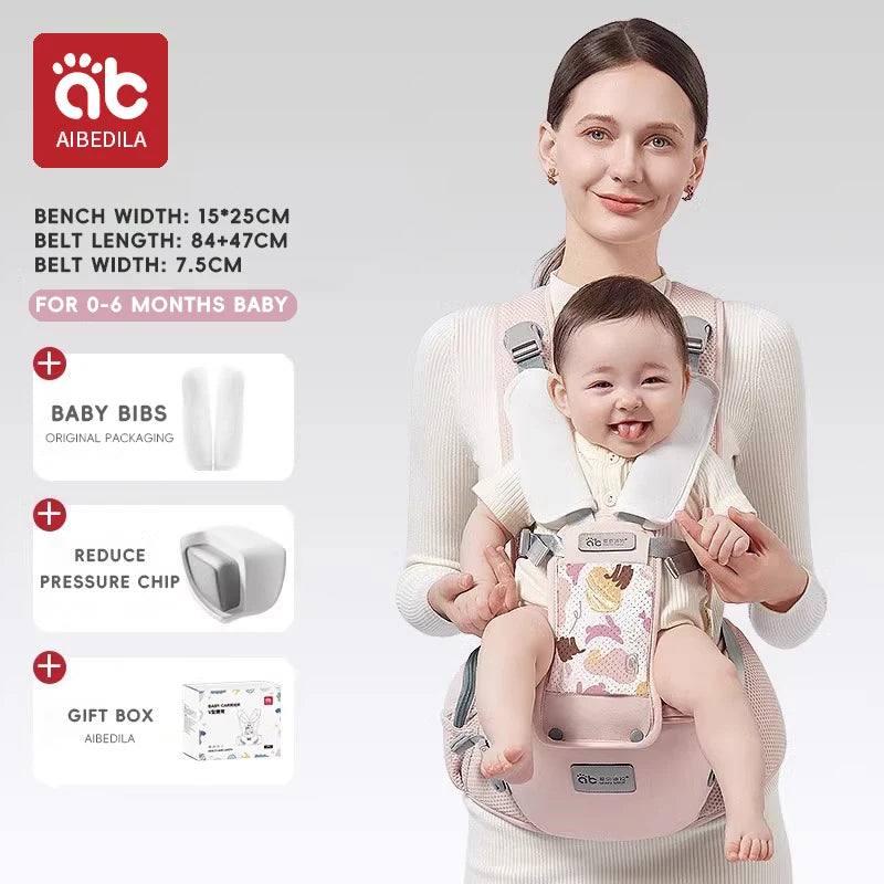 Porte-bébé 0-6 mois ergonomique multiposition